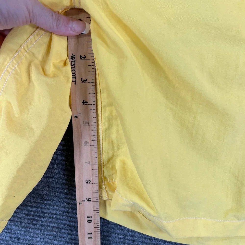 Polo Ralph Lauren Swim Trunks Men L Yellow Cargo Pocket Drawstring Beachwear